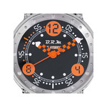 Montre d'occasion BRM V6-44 homme acier bracelet cuir noir - vue 1