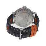 Montre d'occasion BRM V6-44 homme acier bracelet cuir noir - vue 3