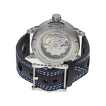 Montre d'occasion BRM V6-44 homme automatique acier bracelet cuir noir - vue 3