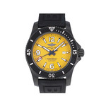 Montre d'occasion Breitling SuperOcean homme automatique acier bracelet caoutchouc noir - vue D1