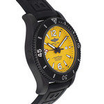 Montre d'occasion Breitling SuperOcean homme automatique acier bracelet caoutchouc noir - vue D2