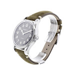 Montre d'occasion Montblanc 1858 homme automatique acier bracelet cuir marron - vue 2