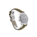 Montre d'occasion Montblanc 1858 homme automatique acier bracelet cuir marron - vue D2