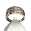 Bague d'occasion or 750 blanc diamant - vue V1