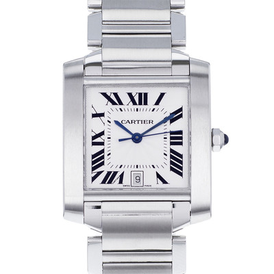 Montre d'occasion Cartier Tank mixte automatique acier - vue 1