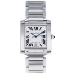 Montre d'occasion Cartier Tank mixte automatique acier - vue D1