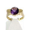 Bague d'occasion or 750 jaune améthyste - vue V1