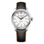 Montre d'occasion Baume et Mercier Clifton Club homme acier bracelet caoutchouc noir - vue D1