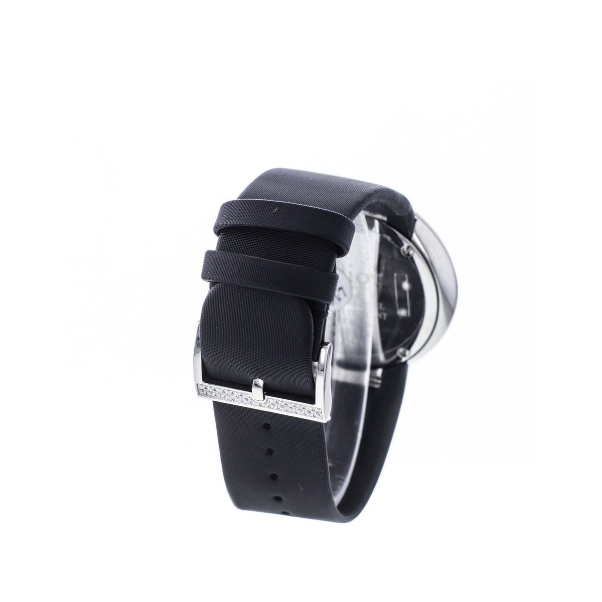 Montre d'occasion Dior D femme acier bracelet textile noir - vue 3