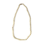 Secondhand gold necklace 750 japanese cultured pearls - view 2