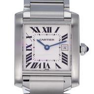 Montre d'occasion Cartier Tank mixte acier