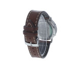 Montre d'occasion Zenith Pilot homme automatique acier bracelet cuir marron - vue 3