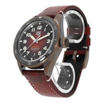 Montre d'occasion TAG HEUER Autavia homme automatique acier bracelet cuir marron - vue D2