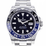 Montre d'occasion Rolex GMT homme automatique acier - vue 1