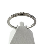 Bague duo d'occasion or 750 diamant - vue 5