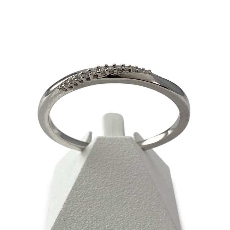 Bague duo d'occasion or 750 diamant - vue 5
