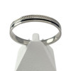 Bague d'occasion or 750 blanc et laque céramique noire - vue V1