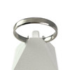 Bague d'occasion or 750 blanc irisé 3 mm - vue V1