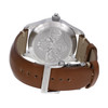 Montre d'occasion Montblanc 1858 homme chronographe automatique acier bracelet cuir marron - vue V3