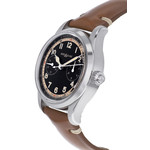 Montre d'occasion Montblanc 1858 homme chronographe automatique acier bracelet cuir marron - vue D2