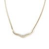 Collier d'occasion or 750 2 tons diamants 42 cm - vue V1