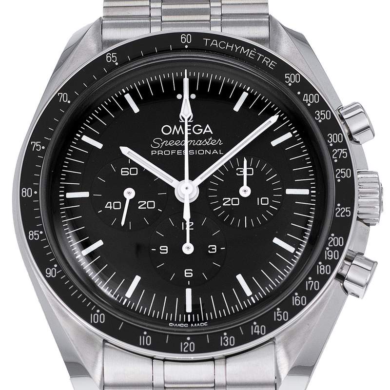 Montre d'occasion Omega Speedmaster homme chronographe mécanique acier - vue 1