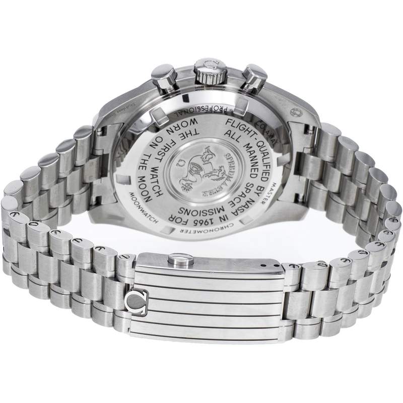 Montre d'occasion Omega Speedmaster homme chronographe mécanique acier - vue 3