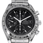 Montre d'occasion Omega Speedmaster homme chronographe automatique acier - vue D1