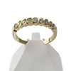 Bague d'occasion or 750 jaune diamants - vue V1