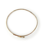 Bracelet d'occasion or 750 rose diamants - vue 2