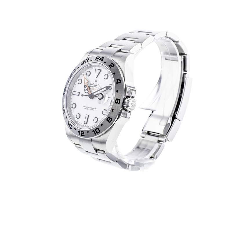 Montre d'occasion Rolex Explorer homme automatique acier - vue 2