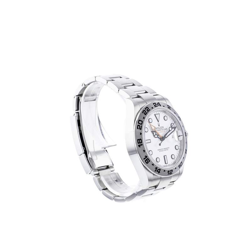 Montre d'occasion Rolex Explorer homme automatique acier - vue D1
