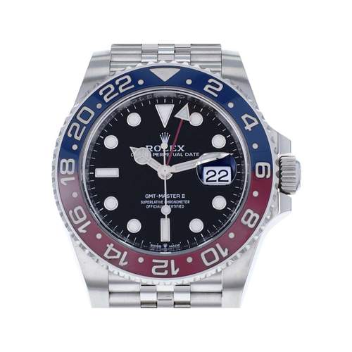 Second hand watch Rolex GMT Master II men automatic steel