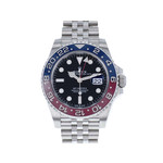 Montre d'occasion Rolex GMT Master II homme automatique acier - vue D1