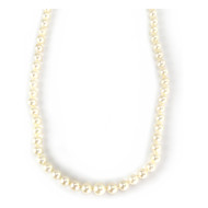 Collier d'occasion or 750 jaune perles de culture du japon 50 cm