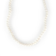 Collier d'occasion or 750 jaune perles de culture de Chine 45 cm