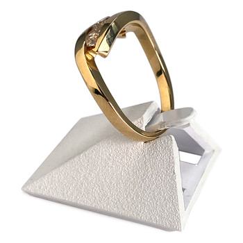 Bague d'occasion Trilogy or 750 jaune diamants