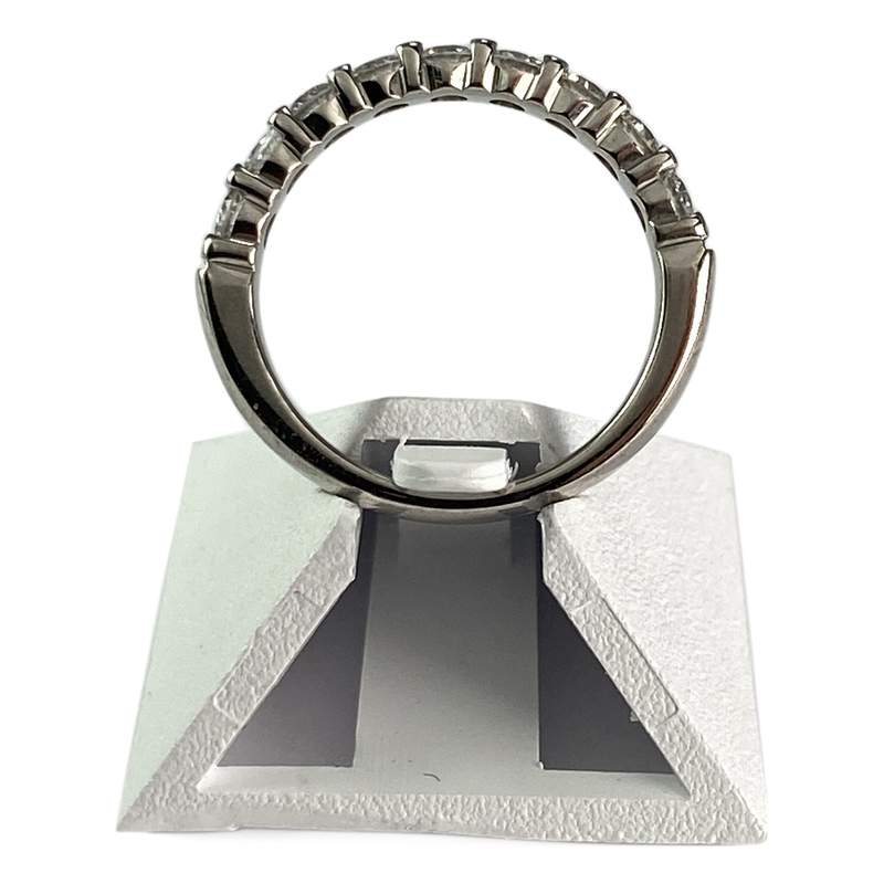 Bague d'occasion or 750 blanc diamants - vue 3