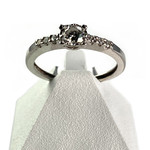Bague d'occasion or 750 blanc diamant - vue 1