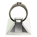Bague d'occasion or 750 blanc diamant - vue 3