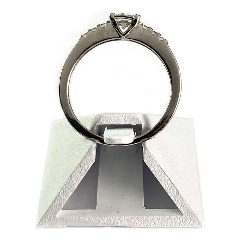 Bague d'occasion or 750 blanc diamant - vue 3