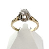 Bague d'occasion or 750 2 tons diamant - vue V1