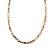 Collier d'occasion or 750 jaune maille cheval alternée