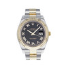 Montre d'occasion Rolex Date Just homme automatique or jaune et acier - vue VD1