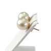 Boucles d'oreilles d'occasion or 750 jaune edouard rambaud perle de culture blanche - vue V2