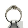 Bague d'occasion or 750 blanc diamant - vue V3