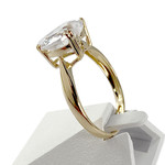 Bague d'occasion or 750 jaune zirconia - vue 2