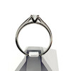 Bague d'occasion or 750 blanc diamants - vue V3