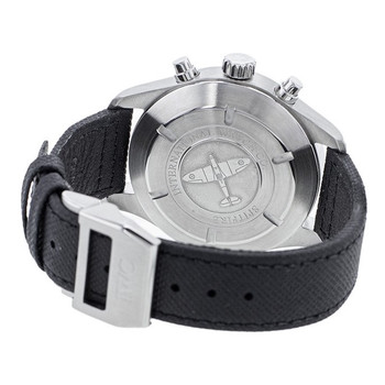 Tweedehands IWC Spitfire automatisch herenhorloge staal zwarte textielband
