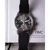Montre d'occasion IWC Spitfire homme automatique acier bracelet textile noir - vue VD2